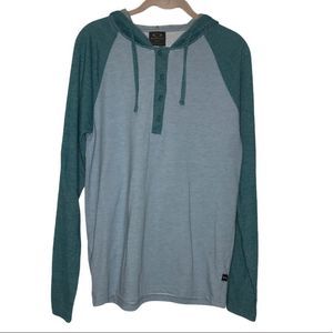 Oakley Mens Small Hooded Long Sleeve T-Shirt